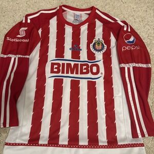 Chivas Guadalajara Long Sleeve Soccer Jersey – Remini – Men's Medium (Mediana)